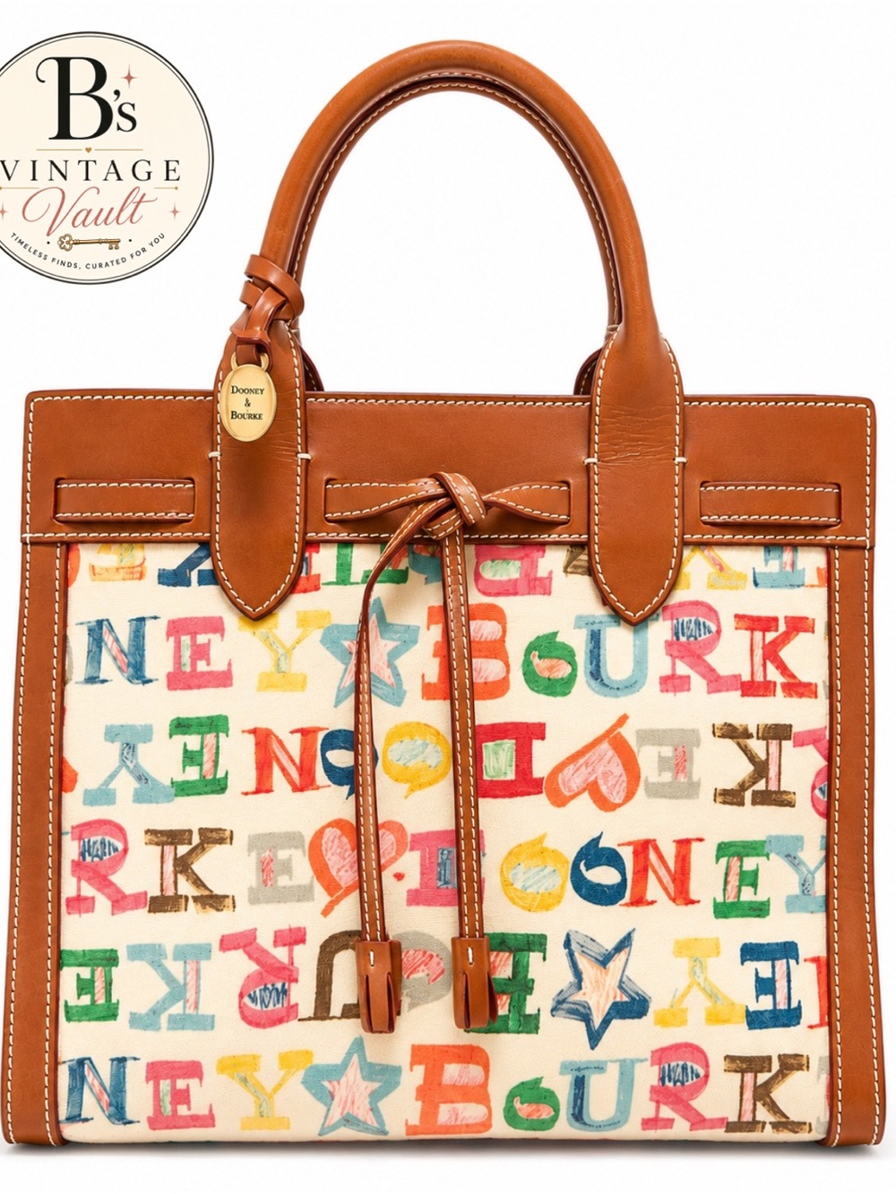 Vintage Dooney & Bourke Alto Collection Tassel Bag